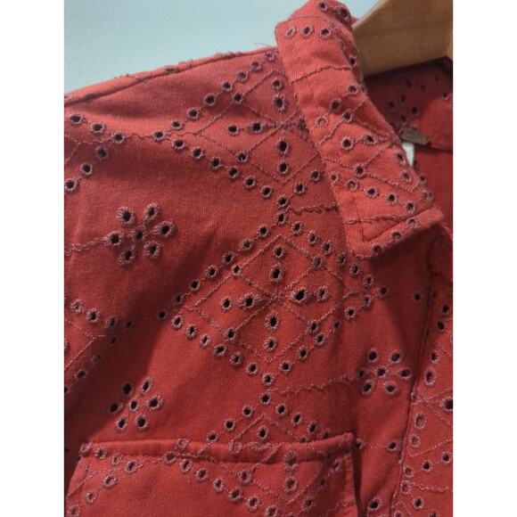 Free People Set The Tone Eyelet Jumpsuit - Picture 6 of 8